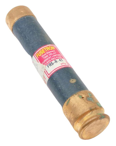 Lot of (3) Fusetron FRS-R-45 Dual-Element Time Delay Electrical Fuse 45A 600V