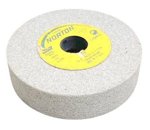 Norton 32A46-H8VBE Grinding Wheel 6" x 1-1/2" x 1-1/4" Rec. 3" x 3/4" 3820RPM