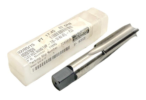 Cleveland C54891 Straight Flute Hand Tap 7/8"-14 4 Flute/Plug