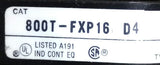 Allen Bradley 800T-FXP16 D4 Ser. T Illuminated Red Emergency Stop Push Button