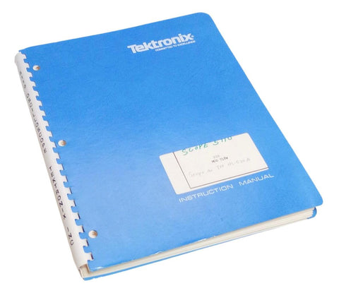 Tektronix D10 Model 718W Scope Instruction Manual 061-1510-00