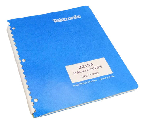 Tektronix 2215A Oscilloscope Operators Instruction Manual 070-4732-00