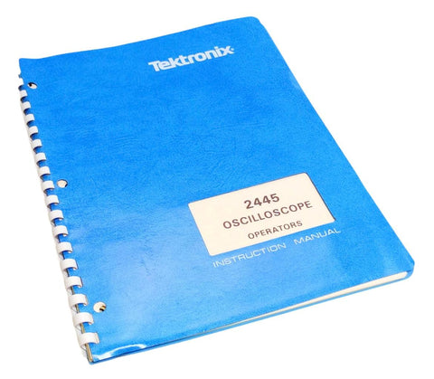 Tektronix 2245 Oscilloscope Operators Instruction Manual 070-3830-00
