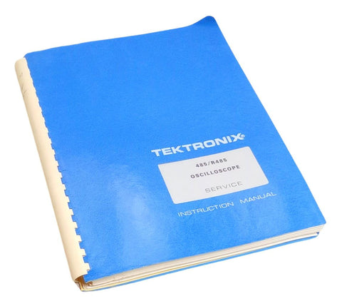 Tektronix 485/R485 Oscilloscope Service Instruction Manual 070-1193-00