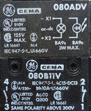 General Electric 080B11V Illuminated Green Push Button 10A 600VAC Cycle Start