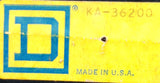 Square D KA-36200 3-Pole I-Line Circuit Breaker 200A 600VA 3 Phase