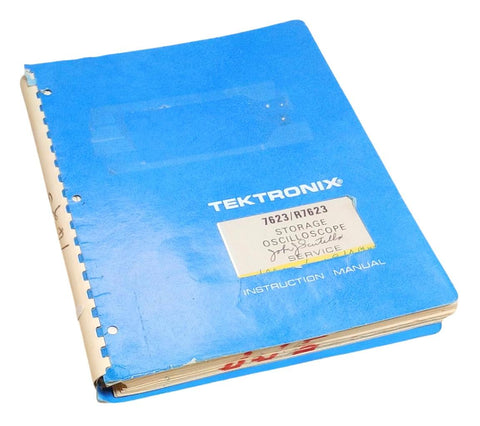 Tektronix 7623/R7623 Storage Oscilloscope Service Instruction Manual 070-1465-00