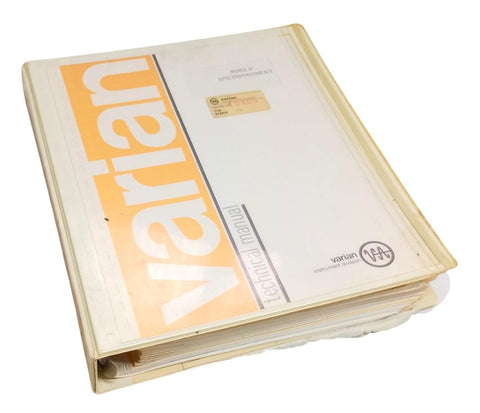 Varian Model 17 Spectrophotometer Technical Instruction Manual