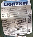 Lightnin X6S75 Agitator Mixer CW Rotation 3/4 HP 1725 RPM 230/460V