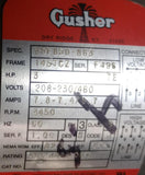 Gusher Pumps 11019-NS-B Vertical Coolant Pump 3HP 208-230/460V 3450RPM 3 Phase