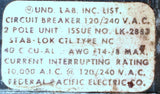 Federal Pacific NC220 2-Pole Circuit Breaker 20A 240V