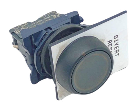 Allen-Bradley 800F-X01 Series A Contact Block W/ Black Push Button 10A 600V