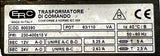 ERC 800390 Transformer 12/24VDC 63/110VAC 50/60HZ 40°C Max