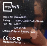E-Yiiviil SW-A1820 Apple MacBook Pro 2016 Replacement Laptop Battery 15.6" 76Wh