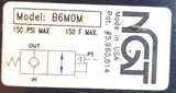 NGT B6M0M Pilot Operated Check Valve 3/8" NPTF 150PSI Max 150°F Max