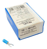 Thomas & Betts RB14-8FL Sta-Kon Fork Terminal 18-14AWG CU - Box of (100)