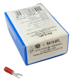 Thomas & Betts RA18-6FL Sta-Kon Fork Terminal 22-16AWG #10 Bolt - Box of (80)