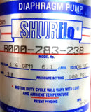 ShurFlo 8000-783-238 Diaphragm Pump 1.6GPM 3.0A 36VDC 100PSI