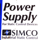 Simco 4000126 / D-167RY Power Supply Unit For Static Control Devices 120VAC 0.5A