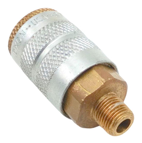 Lot of (2) Dixon 2FM2-B Pneumatic Air Line Industrial Coupler 1/4"-18 MNPTF