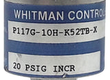Whitman Controls P117G-10H-K52TB-X Pressure Switch 100PSID Max 5A 250VAC