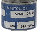 Whitman Controls P117G-10H-K52TB-X Pressure Switch 100PSID Max 5A 250VAC