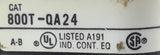 Allen Bradley 800T-QA24 Ser. T Red Momentary Push Button 24V AC/DC 4/13
