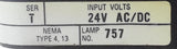 Allen Bradley 800T-QA24 Ser. T Red Momentary Push Button 24V AC/DC 4/13