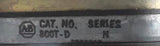 Allen Bradley 800TD Ser. N Red Mushroom Head Push Button 4/13 30.5mm