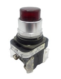 Allen Bradley 800TQB24T Red Push Button 24V AC/DC 4/13 30.5mm Illuminated