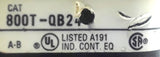 Allen Bradley 800TQB24T Red Push Button 24V AC/DC 4/13 30.5mm Illuminated