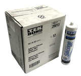 Pallet of 1200 Tek Bond White 100% Silicone Caulk Adhesive All Purpose 10.1 OZ