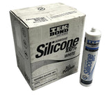 Pallet of 1200 Tek Bond White 100% Silicone Caulk Adhesive All Purpose 10.1 OZ