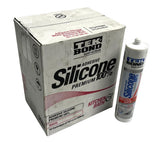 Tek Bond White 100% Premium Silicone Caulk Kitchen & Bath 10.1 OZ (12 Pack)