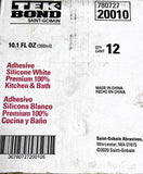 Pallet of 1200 Tek Bond White 100% Premium Silicone Caulk Kitchen & Bath 10.1 OZ