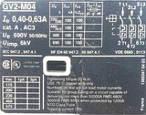Telemecanique GV2-M04 Motor Starter Protector 50/60Hz 690V