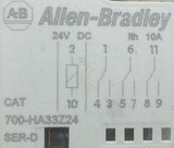 Allen-Bradley 700-HA33Z24 General Purpose Relay Ser D 120V-240V AC