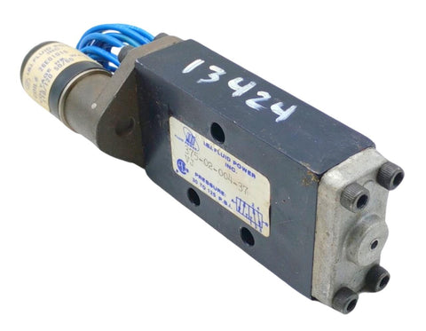 I.S.I. Fluid Power 375-02-004-37 Solenoid Valve 30-125PSI W/ 26E01016 Coil 120V