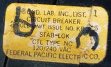 Federal Pacific NC215 2-Pole Stab-Lok Circuit Breaker 15A 120/240VAC