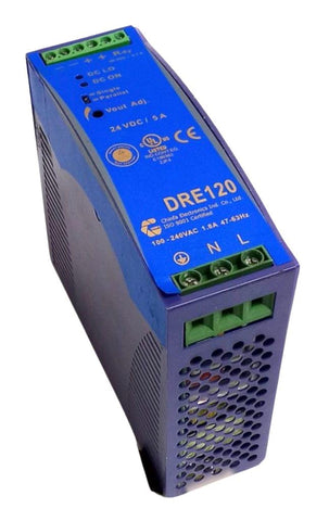 Chinfa DRE120-24A Switching Mode Power Supply 100-240VAC 1.8A 24VDC 120W