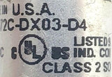Allen Bradley 872C-DX03-D4 Proximity Sensor 10-30 VDC 200mA Ser C