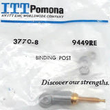 ITT Pomona 3770-8 9449RE Binding Post Conn-Bind Gray 15A 2500VRMS Max