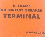 Westinghouse 346-463 Circuit Breaker Lug Terminal Kit K Frame AB Circuit Breaker