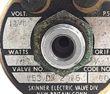 Honeywell Skinner V53-DK-2075 Solenoid Valve 12VDC 10W 75PSI 1/4NPT