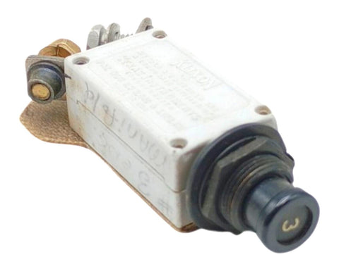 Klixon 7274-21-3 Miniature Push Button Circuit Breaker 3A 28VDC BACC18U-3