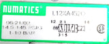 Numatics L12XA4520 Solenoid Control Valve 1/4"NPT 120VAC 14.5-145PSIG 1-10BAR