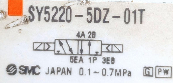 SMC SY5220-5DZ-01T Solenoid Valve 1/8