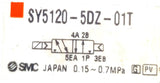 SMC SY5120-5DZ-01T Solenoid Valve 1/8"NPT 5-Port 2-Position 24VDC 0.15-0.7MPa