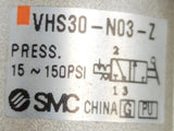 SMC AW30-N03E-8Z Filter Regulator W/ VHS30-N03-Z Pressure Relief Valve