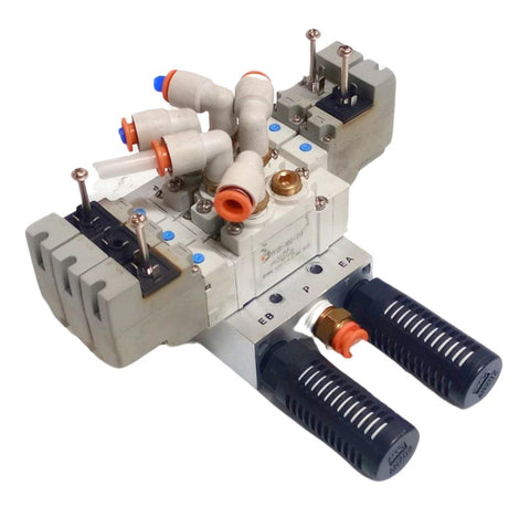 SMC SY5220-5DZ-01T & SY5120-5DZ-01T Solenoid Valve Assembly 0.1 - 0.7MPa